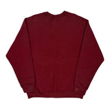 Unbranded Sweatshirt - XL Burgundy Cotton Blend