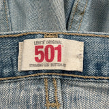 Levis 501 Jeans - 34W 32L Light Wash Cotton