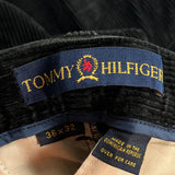 Tommy Hilfiger Cord Pants - 34″ Waist Black Corduroy