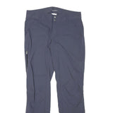 COLUMBIA Womens Polyester Blend Navy Blue Regular Fit Straight Leg Trousers W31