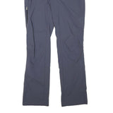 COLUMBIA Womens Polyester Blend Navy Blue Regular Fit Straight Leg Trousers W31