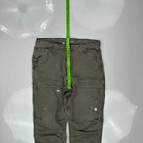 Carhartt Double Knee Carpenter Trousers - 36W 36L Grey Cotton