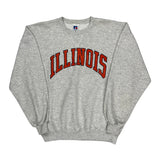Made In USA Russell Athletic College Sweatshirt - XL Grey Cotton