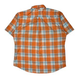 Tommy Hilfiger Checked Short Sleeve Shirt - 2XL Orange Cotton