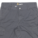 CARHARTT Mens Shorts Grey Casual Cargo Relaxed Fit 2XL W34 Workwear Durable