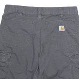 CARHARTT Mens Shorts Grey Casual Cargo Relaxed Fit 2XL W34 Workwear Durable