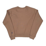 Reverse Weave Champion Sweatshirt - Small Brown Cotton