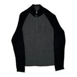 Nautica 1/4 Zip - XL Black Cotton