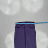 501 Levis Jeans - 30W 30L Purple Cotton
