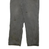 CARHARTT Mens Cotton Blend Grey Relaxed Fit Straight Leg Trousers W34 L30