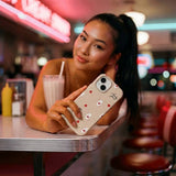 Seashell Lucky You iPhone 14 Case - Lifestyle photo showing phone case in use