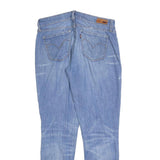 LEVI'S Womens Jeans Blue Slim Skinny Denim Light W28 L30 Faded Casual Zip