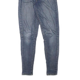 LEVI'S Womens Blue Slim Skinny Denim Medium W27 L30 Zip Cotton Blend Jeans
