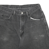 WRANGLER Mens Black Denim Shorts L W30 Casual Cotton Classic Fit