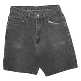 WRANGLER Mens Black Denim Shorts L W30 Casual Cotton Classic Fit