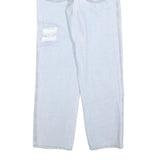 FANTY Womens Jeans Light Blue Regular Straight Denim Stone Wash W26 L28