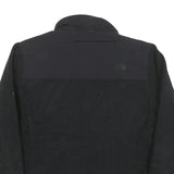 THE NORTH FACE Mens Black Outdoor Jacket L Polyester Blend Full Zip Plain