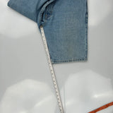 Levis Denim Shorts - 34W 11L Light Wash Cotton