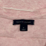 Tommy Hilfiger Striped Sweater - Medium Pink Cotton