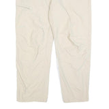 MAIER Mens Regular Beige Polyester Blend Zip Trousers W38 L27 Outdoor Comfort