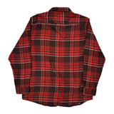Lee Checked Flannel Shirt - XL Brown Cotton