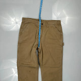 Carhartt Carpenter Pants - 34W 30L Khaki Cotton