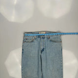 Levis 550 Jeans - 34W 32L Light Wash Cotton