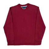 Tommy Hilfiger Long Sleeve T-Shirt - Large Red Cotton