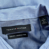 Tommy Hilfiger Slim Fit Shirt - XL Blue Cotton