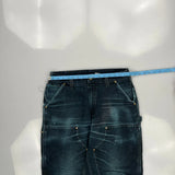 Carhartt Double Knee Carpenter Jeans - 32W 30L Dark Wash Cotton