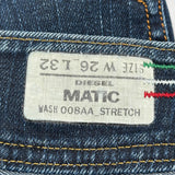 Diesel Skinny Matic Jeans - 29W UK 8 Dark Wash Cotton