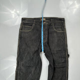 Nyc Carpenter Pants - 38W 32L Black Cotton