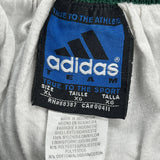 True To The Athlete Adidas Striped Track Pants - XL White Cotton