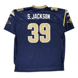 Rams Reebok Football Jersey - 2XL Blue Polyester