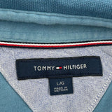 Tommy Hilfiger Polo Shirt - Large Blue Cotton