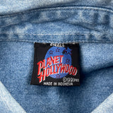 Myrtle Beach Planet Hollywood Denim Shirt - Small Blue Cotton