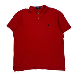 Polo By Ralph Lauren Slim Fit Polo Shirt - XL Red Cotton