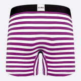 The Ballsy Sparkling Grape Stripes Boxer Brief