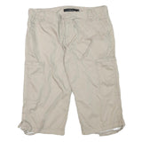 CALVIN KLEIN JEANS Womens Shorts Beige Casual Cargo XL W34 Lightweight Comfort