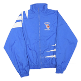 PREGAME ATHLETICS Mens Blue & White Bishop Chatard Track Jacket L Polyester