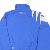 PREGAME ATHLETICS Mens Blue & White Bishop Chatard Track Jacket L Polyester