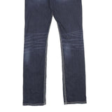 SILVER JEANS CO Womens Slim Blue Denim Jeans W27 L32 Stylish Stitching Zip