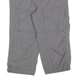 BIG TRAMP Womens Polyester Grey Relaxed Capri Trousers W32 L21 Outdoor Casual