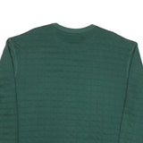 CHAMPION Mens Green Crew Neck XL Cotton Blend Sweatshirt Classic Logo