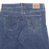 LEVI'S Womens Denim Blue Shorts M W30 Casual Cotton Blend Knee Length