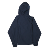 CHAMPION Mens Navy Blue Windbreaker XS Polyester University Printed Zip Jacket