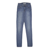 LEVI'S 721 High Rise Skinny Womens Jeans Blue Denim Regular Fit Skinny W26 L32