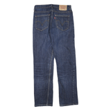 LEVI'S 752 Mens Jeans Blue Regular Straight Denim Medium W31 L32 Zip