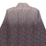 KOTTING Womens Black & Red Pattern Cotton Blend Shirt M Long Sleeve Button