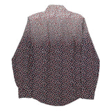 KOTTING Womens Black & Red Pattern Cotton Blend Shirt M Long Sleeve Button